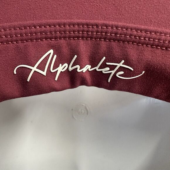 Alphalete Tri Sports Bra Pink Womens Small Strappy Padded Stretcg - Picture 6 of 13